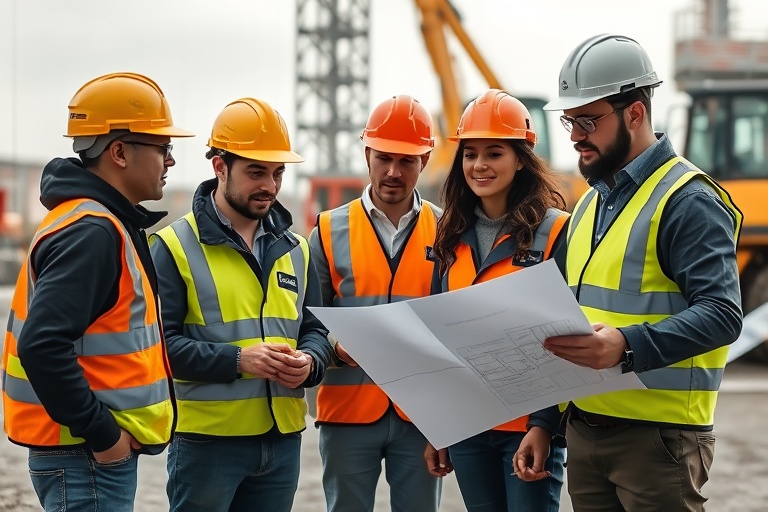 image of workers